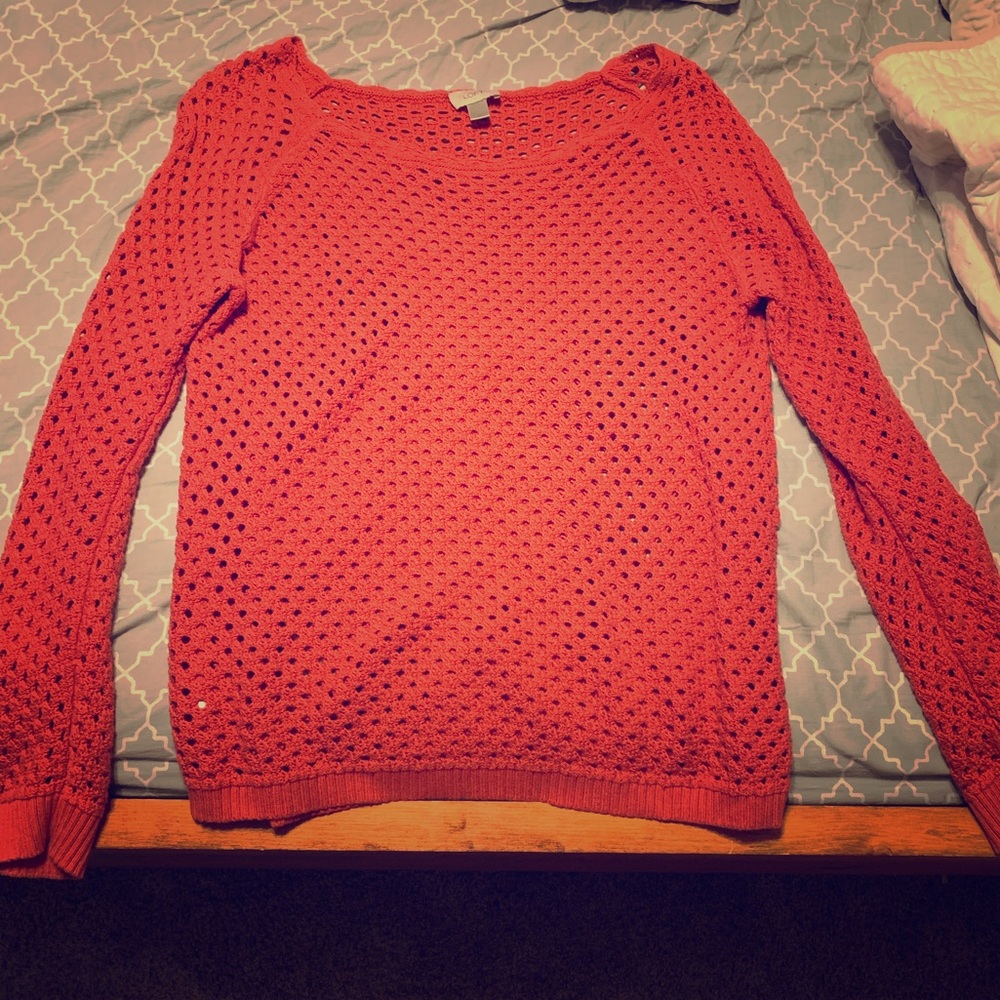 Hot pink Loft sweater